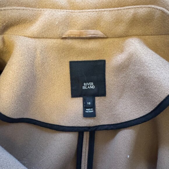 River Island Camel Coat - Picture 4 of 4
